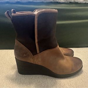 UGG wedge snow boots